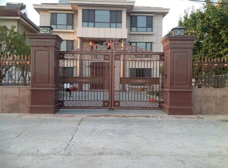 别墅铝艺大门已走进了寻常的百姓家