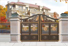 长沙铝合金艺术大门定制生产厂家 顺义锌钢 （图）