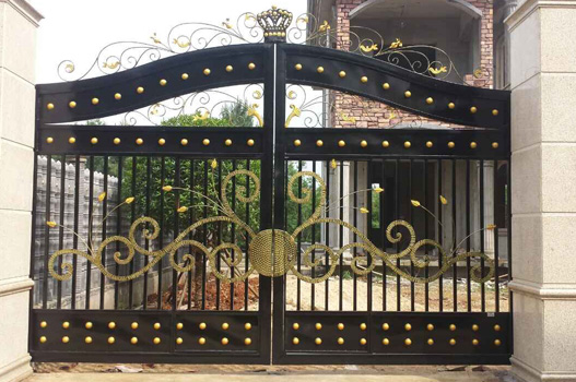 娄底别墅锌钢铁艺大门厂 宝东铁艺